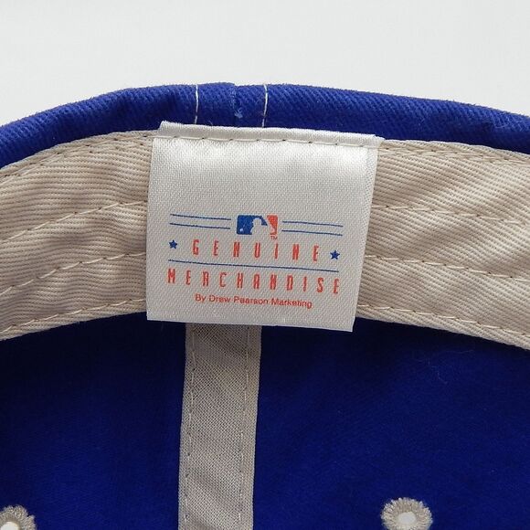 New York NY Mets Hat Baseball Cap Adjustable Strapback Blue Embroidered Logo - Picture 10 of 13